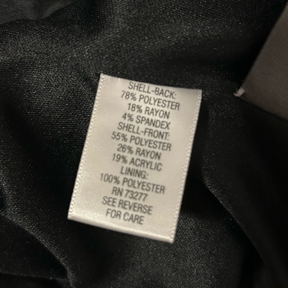 - NWT Dana Buchman color block dress in grey and black size 12 - Picture 9 of 9